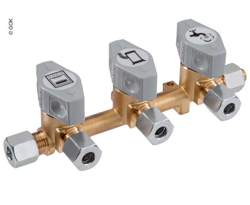 10 mm / 3x8 mm Çıkışlı Dağıtıcı Blok