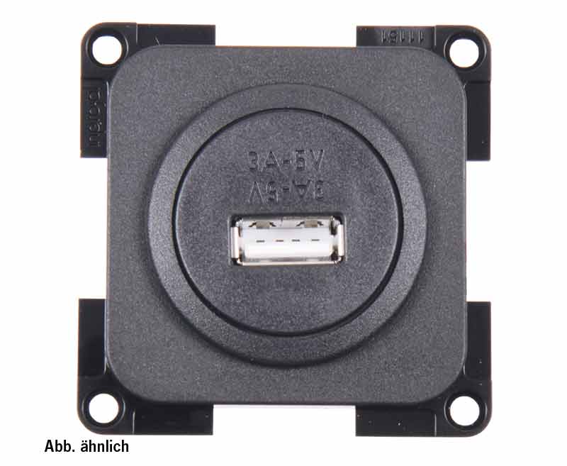 USB Şarj Prizi Siyah (Blister ambalaj)