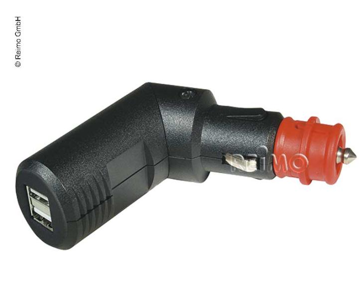 Açılı USB Çiftli Şarj Prizi