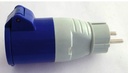 Adaptör CEE Dişi / Topraklı Fiş