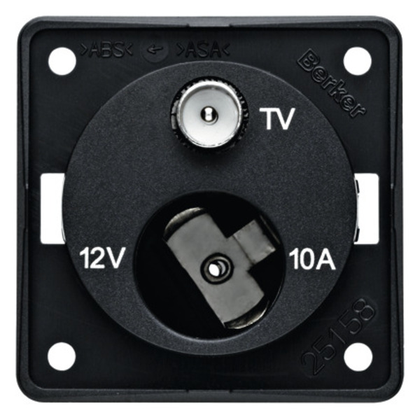 Antrasit TV Anteni ve 12V Soket