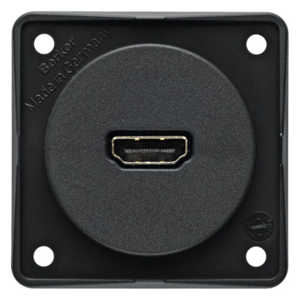 Antrasit HDMI Ankastre Priz