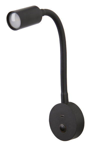 LED Boyunlu Lamba Siyah 200