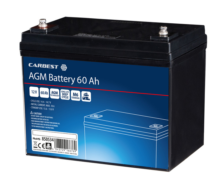 Carbest AGM Akü 60Ah