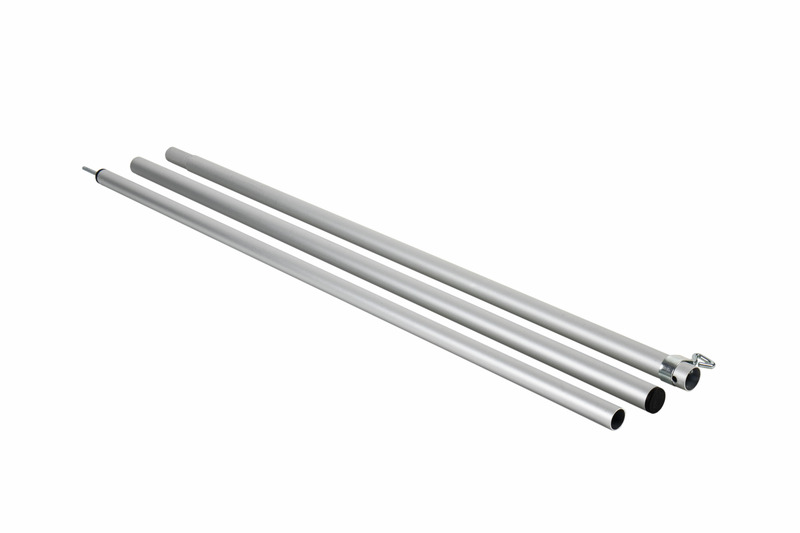 Alüminyum destek direği 25 mm, 170-260 cm