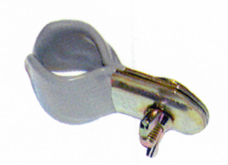 Kauçuk kaplı boru kelepçesi 25-28 mm, 2'li set