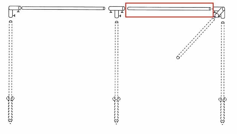 Ara Boru 146 cm, Çelik