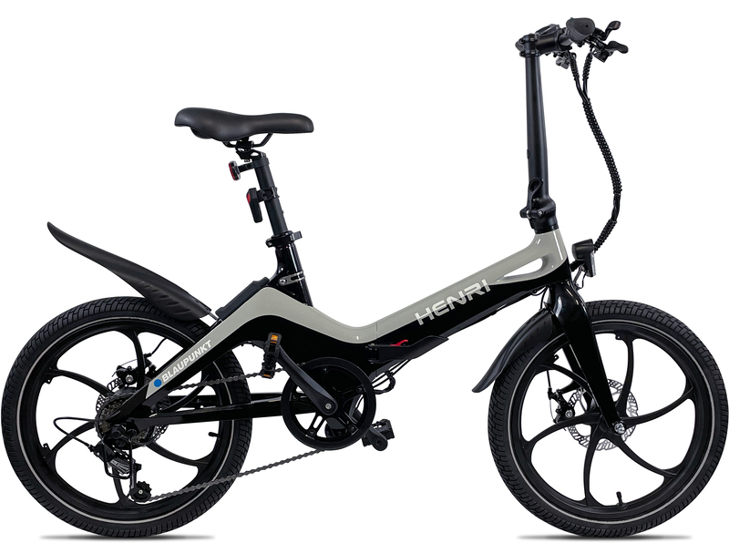 E-Bike HENRI 20" gri/siyah