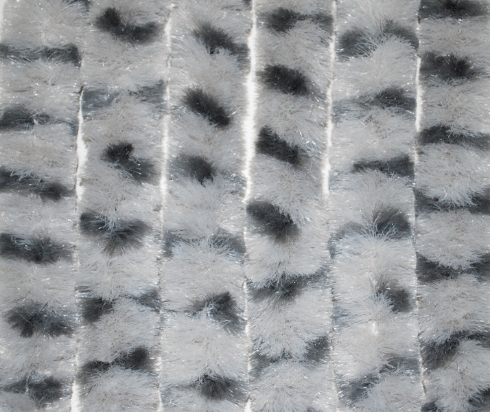 Peluş Kapı Perdesi 56x185 gri
