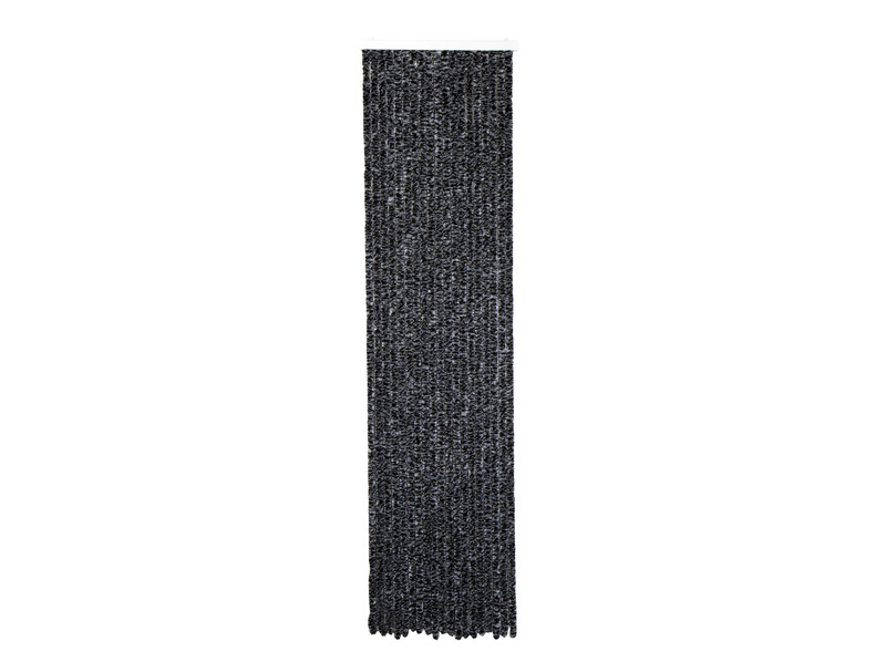 Peluş Kapı Perdesi 56x185 siyah