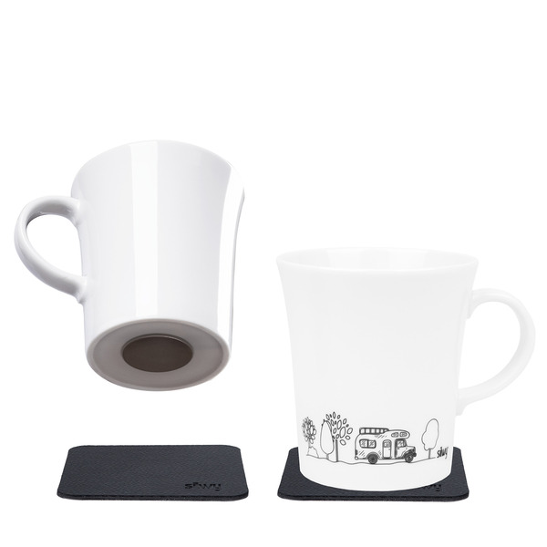 Mıknatıslı Porselen Fincan 2'li Set