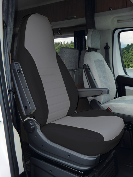 Schonbez.beige/grau 2 Stü -> Koltuk Kılıfı Bej/Gri 2'li Set