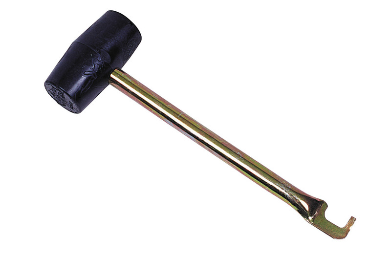 Gummiham.m.Heringsausz.Me -> Metal Kazık Çıkarıcılı Lastik Çekiç