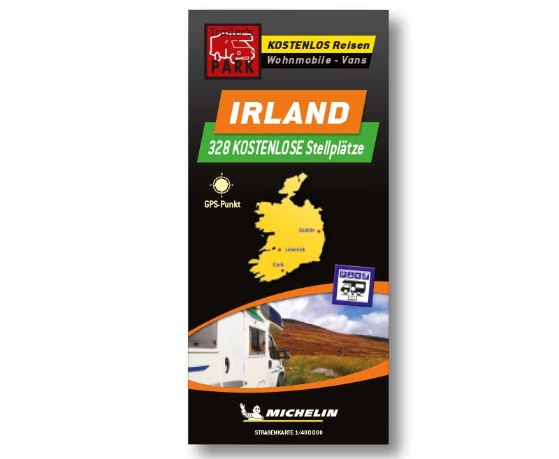 İrlanda Karavan Alanı Haritası
