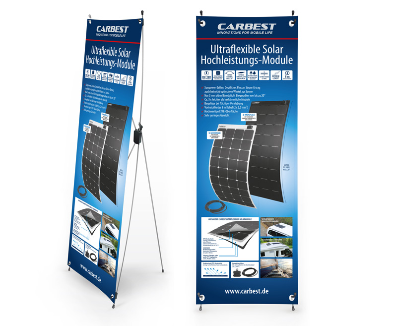 Carbest X-Banner Solar Almanca