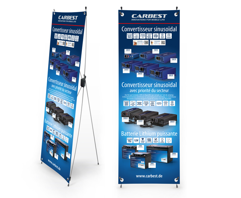 Carbest X-Banner İnverter Fransızca