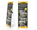 X-Banner Çadır Outdoor Evolution İngilizce