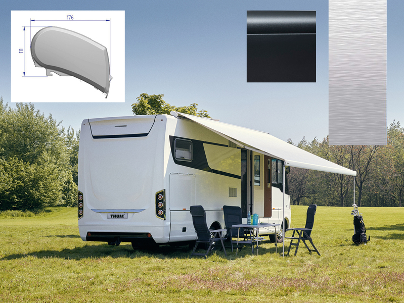 Thule 9200 Motorlu Tavan Markizi 5,5m (Mystic Grey)