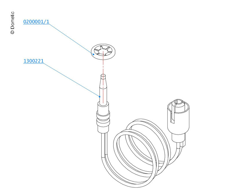 Termokupl U=220mm