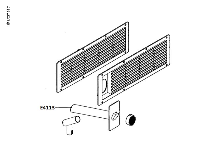 Komple Egzoz Borusu U=195mm