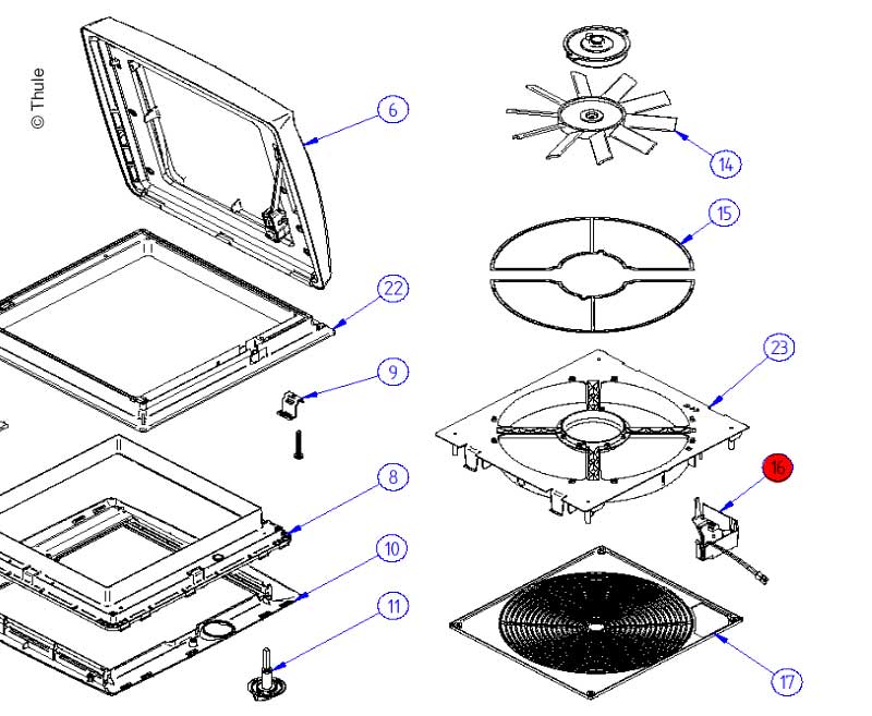 Omnistor Elektrik Kontrol Ünitesi V08