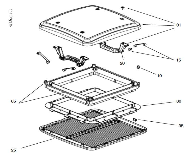 Mini Heki Komple İç Çerçeve Krem
