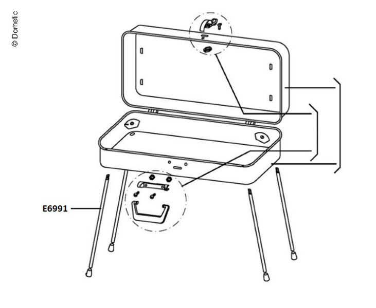 Mangal İçin Dik Boru 760622