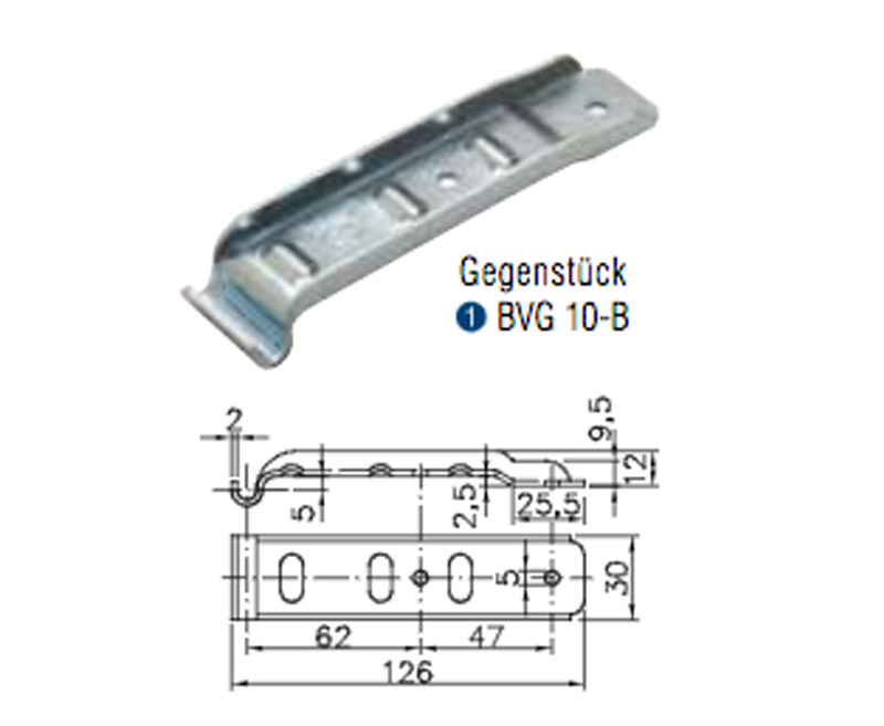 Karşılık Kapak Kilidi BVG10-B