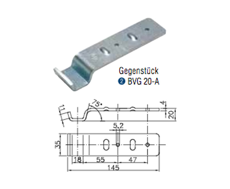 Karşılık Kapak Kilidi BVG20-A