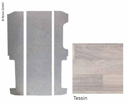 [REIMO-1052300] Taban plakası Ford kısa şasi 766, 3 parça, Tessin