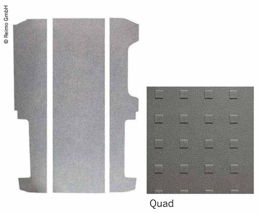 [REIMO-105262] Taban plakası T5 uzun şasi 826, 3 parça, Quadro