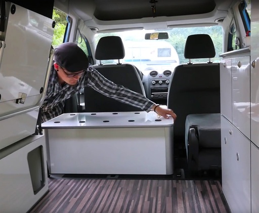 [REIMO-13505] VW Caddy Uzun Şasi CampS Saklama Kutusu