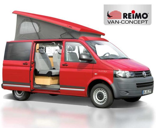 [REIMO-21069] VW T5/6 Kısa Şasi Yataklı Tavan, Arka Yüksek, Beyaz