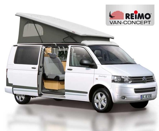 [REIMO-21075] VW T5/6 Uzun Şasi 2 Parçalı Yataklı Tavan, Arka Yüksek