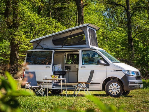 [REIMO-21150XXX] VW T5/6 Kısa Şasi Easy Fit Yataklı Tavan, Ön Yüksek, Beyaz