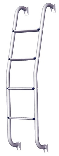 [REIMO-42023] Alüminyum merdiven 4 basamaklı 126cm