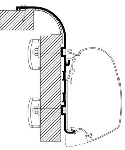 [REIMO-426783] Bailey Karavan Tente Adaptörü
