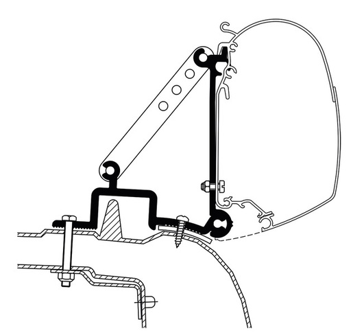 [REIMO-426787] Renault Master a98 Tente Adaptörü
