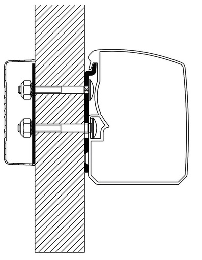 [REIMO-42688] Thule 3200 Düz Duvar Adaptörü