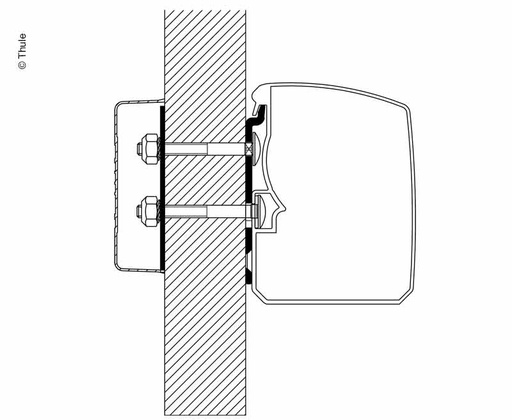 [REIMO-42689] Thule TO3200 Tavan Rayı Adaptörü