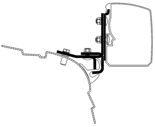 [REIMO-42692] Thule 3200 T5/T6 Brandrup Adaptörü
