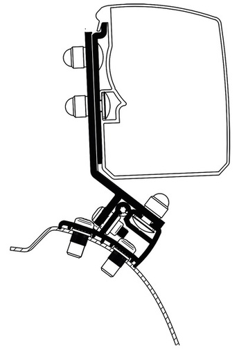 [REIMO-42693] Thule 3200 PSA Sabit Sol Direksiyon Adaptörü