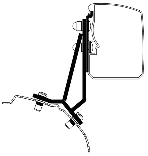 [REIMO-42694] Thule 200 Ford Sabit Sol Direksiyon Adaptörü