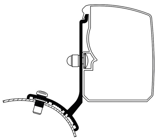 [REIMO-42695] Thule 3200 Trafic/Vivaro Adaptörü