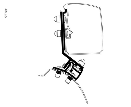 [REIMO-42699] Thule 3200 PSA Sabit Sağ Direksiyon Adaptörü