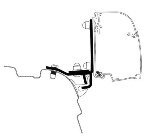 [REIMO-430607] VW T5/T6 Brandrup Rayı G2