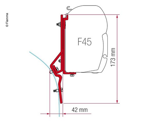 [REIMO-433240] Fiamma Adaptör Kiti Ducato