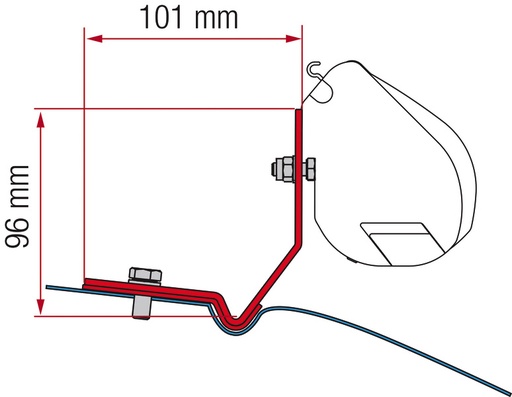 [REIMO-433417] Fiamma Kit F35 Caddy Maxi