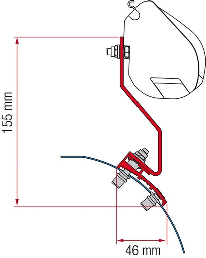 [REIMO-433418] Fiamma Kit F35 Caddy Maxi