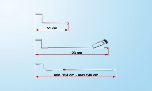 [REIMO-43356] Kısa Tente Kolu 51 cm